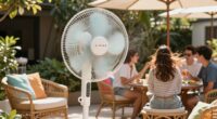 fan size impacts outdoor comfort
