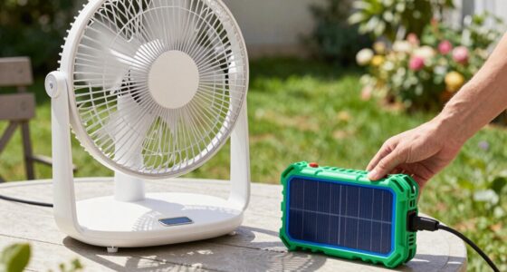 fast outdoor fan recharging