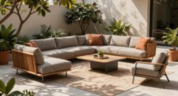 flexible outdoor furniture arrangements