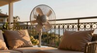 flexible patio fan setting