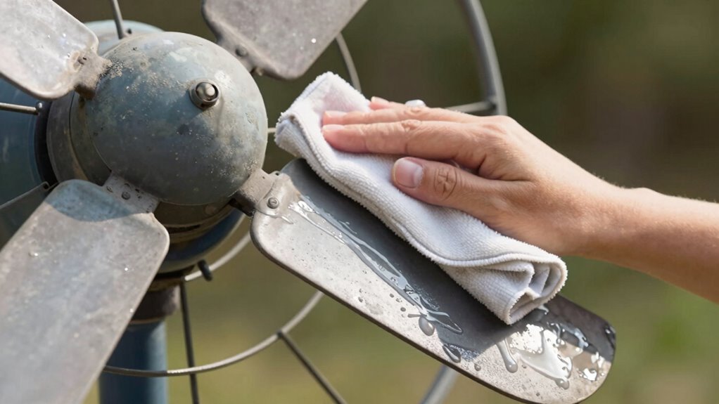 gentle cleaning for blades