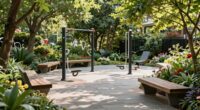 gentle inviting outdoor gym