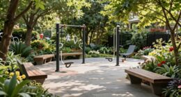 gentle inviting outdoor gym
