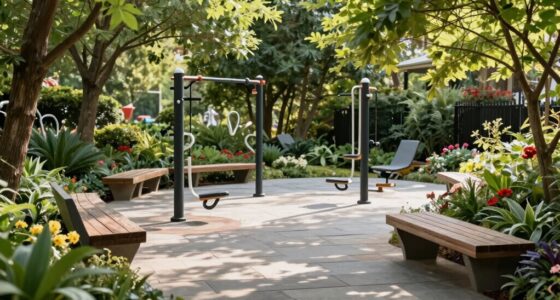 gentle inviting outdoor gym