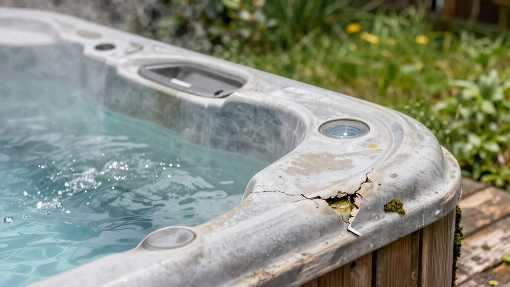 hot tub insulation issues