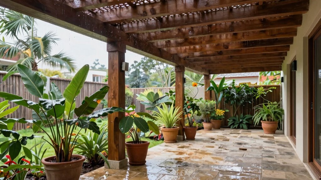 humidity affects patio upkeep