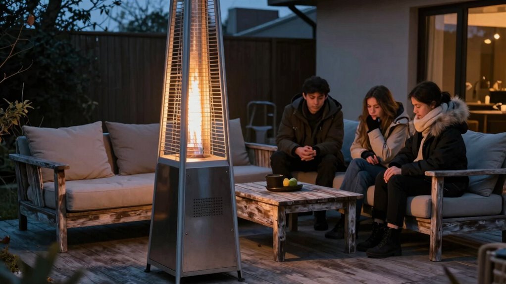 inefficient unsafe outdoor heating