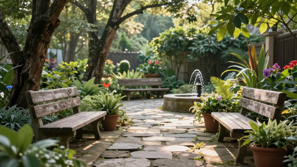 layered natural healing environment