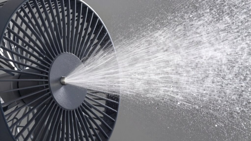 misting fans require specialized design