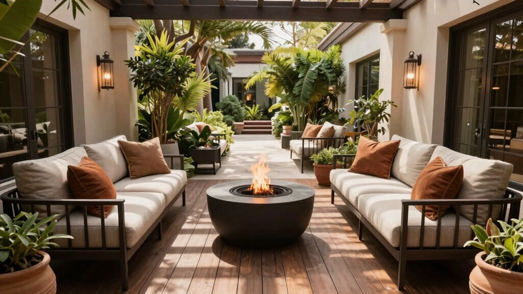 optimal patio furniture arrangement