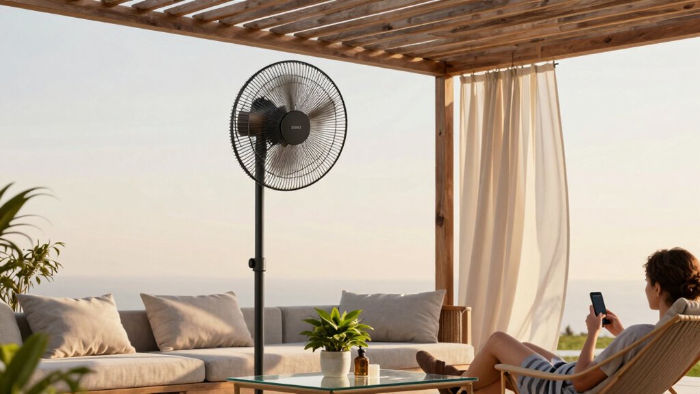 optimize patio fan usage