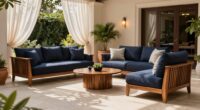 optimized airflow enhances luxury patio furniture