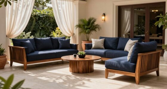 optimized airflow enhances luxury patio furniture