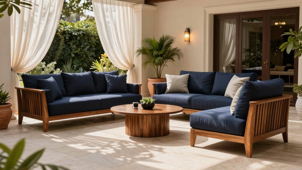 optimized airflow enhances luxury patio furniture
