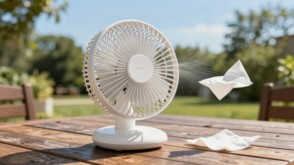 outdoor cordless fan failure