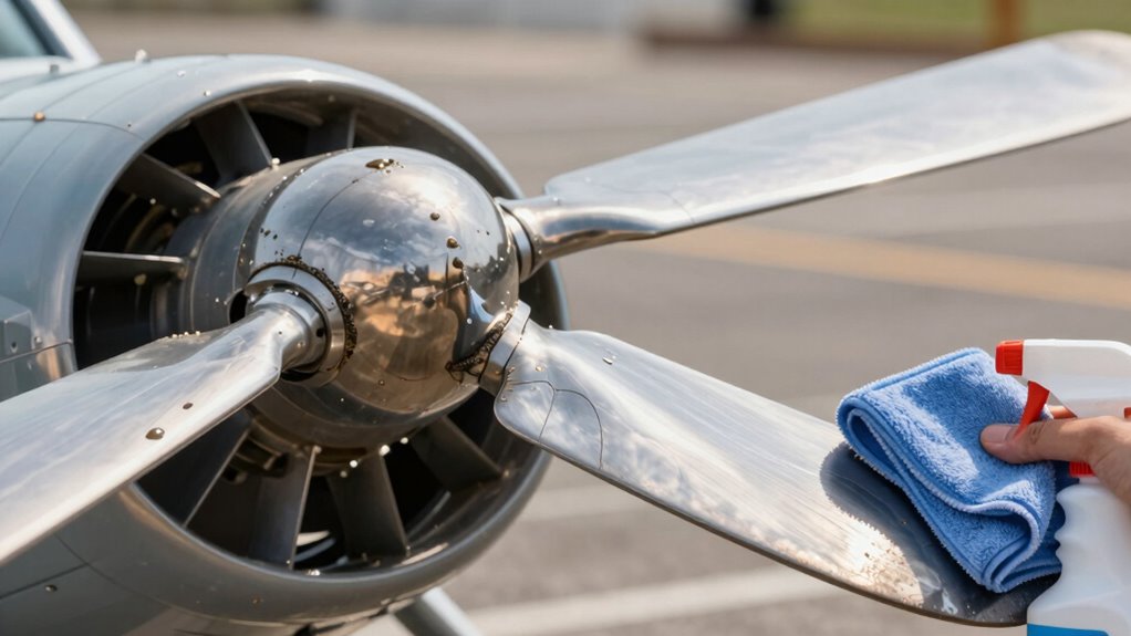 outdoor fan blade cleaning techniques