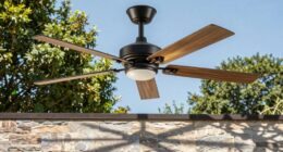 outdoor fan height issues