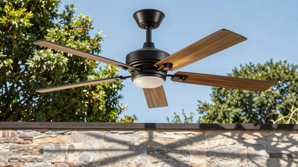 outdoor fan height issues