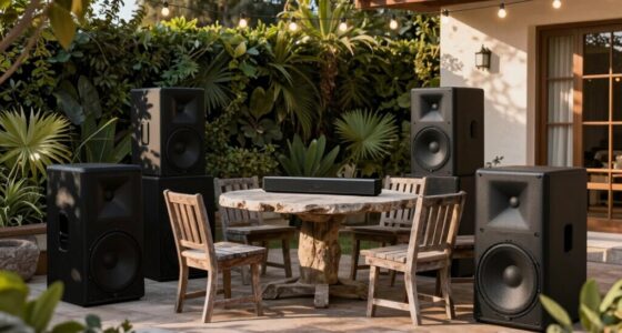 poor patio speaker placement