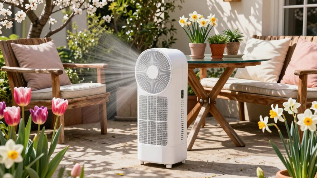 portable airflow spring setup
