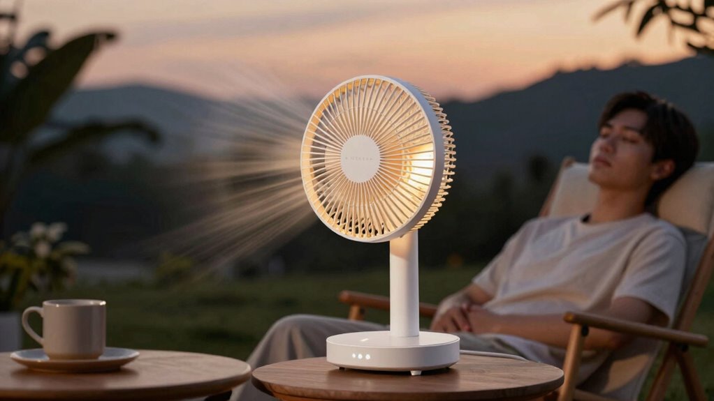 portable efficient outdoor cooling