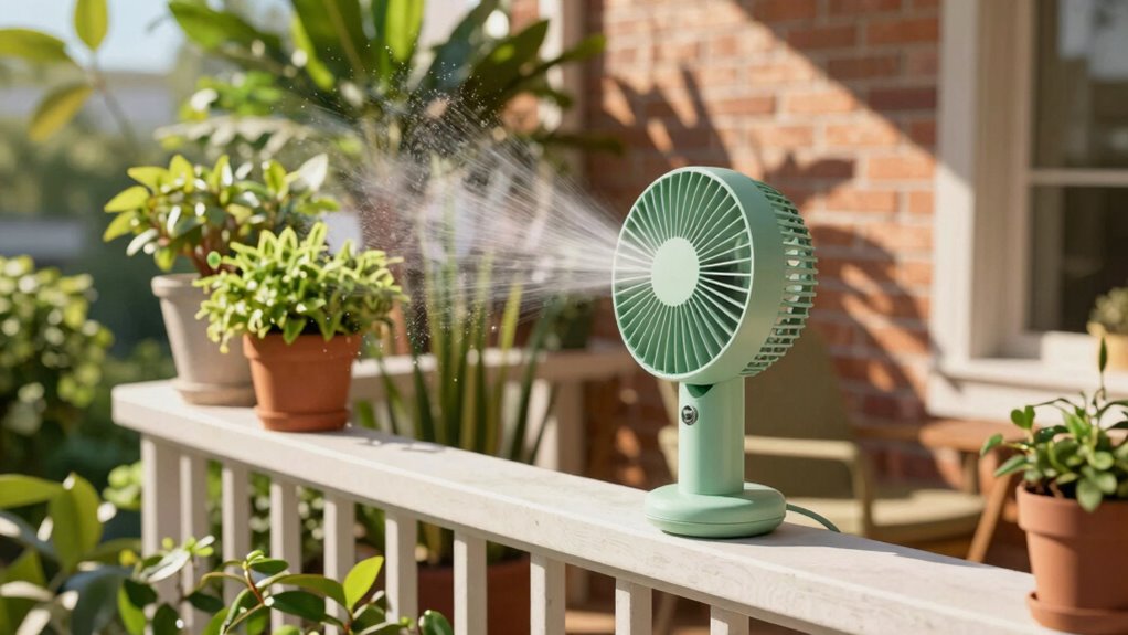 portable energy efficient outdoor cooling