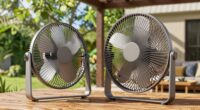 portable vs mounted fans