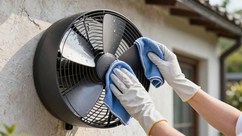 proper outdoor fan maintenance
