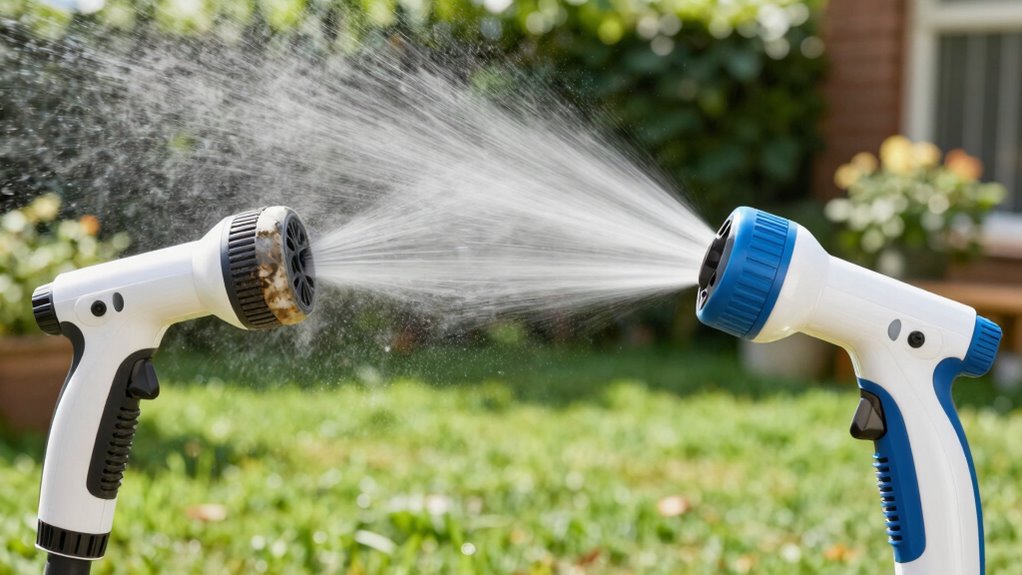 regular nozzle cleaning improves performance