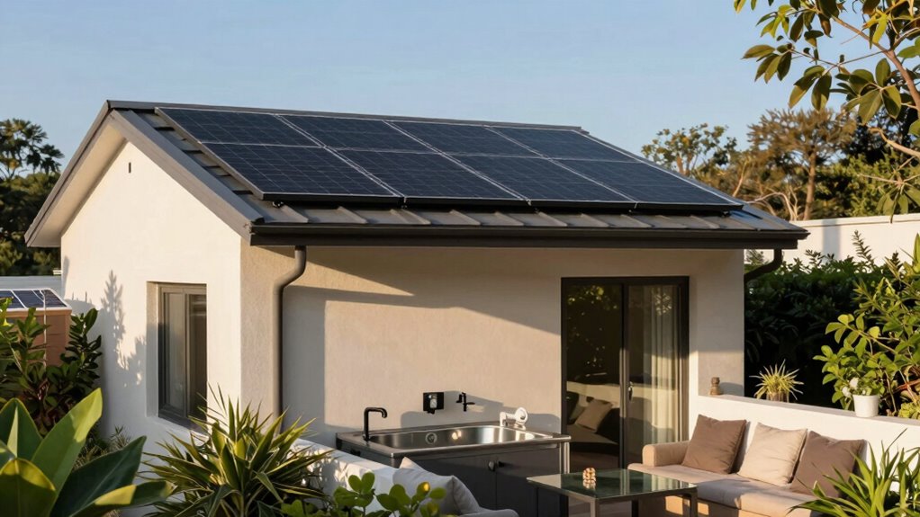 solar backup enhances outdoor living