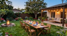 spread out outdoor seating