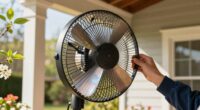 spring for patio fan issues