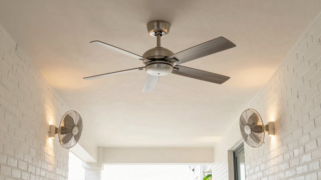strategic ceiling fan placement