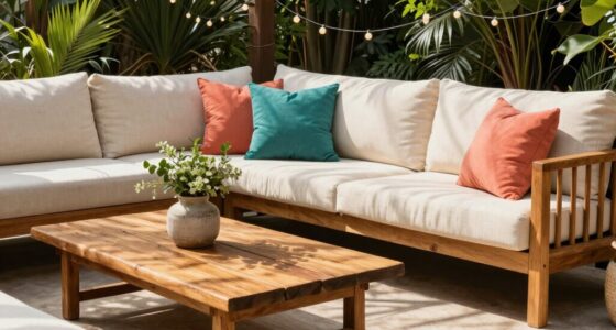 subtle outdoor lounge features