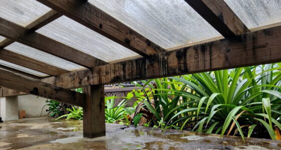 trapped moisture under patio