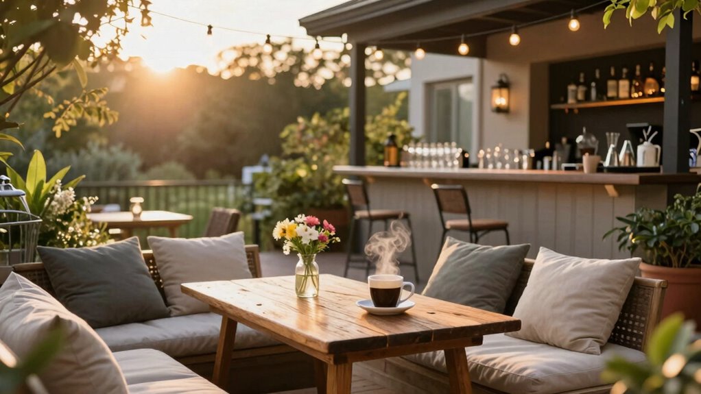 versatile well lit outdoor space