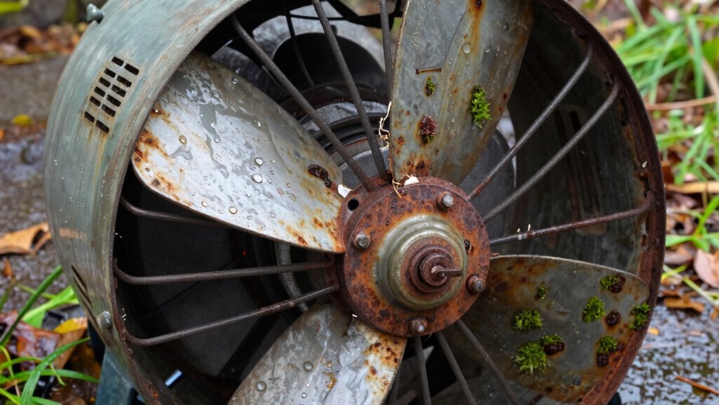 weatherproof and maintain outdoor fans