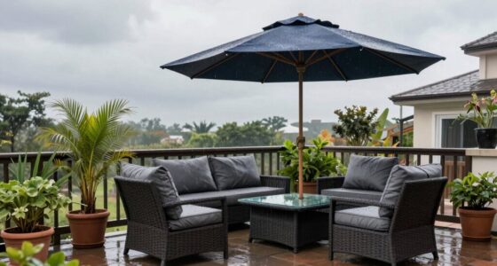 weatherproof gear influences patio design