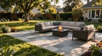 yard planning for patios