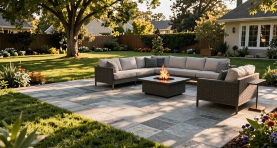 yard planning for patios