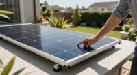 Solar module cooling tech based on perforated fins