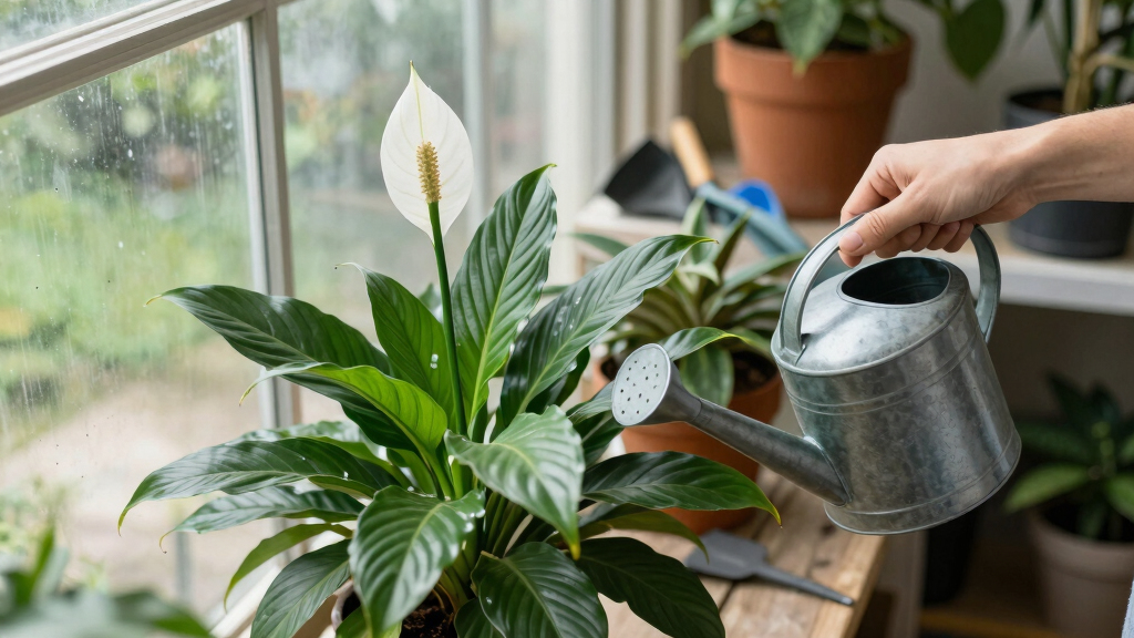 What Peace Lilies Need in June – 6 Vital Tasks for Glossy Leaves, Graceful Blooms, and No More Brown Tips