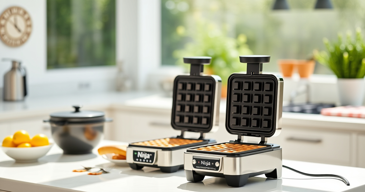 Enjoy Perfect Summer Waffles with the Ninja Belgian Waffle Maker Pro