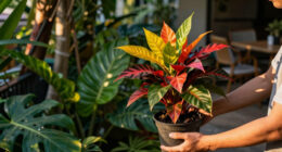This Tropical Annual Is Always A Must-Have In My Shady Summer Containers For Colorful Blooms & Glossy Foliage