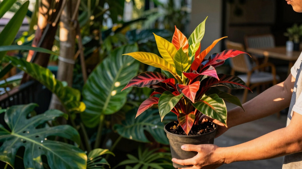 This Tropical Annual Is Always A Must-Have In My Shady Summer Containers For Colorful Blooms & Glossy Foliage