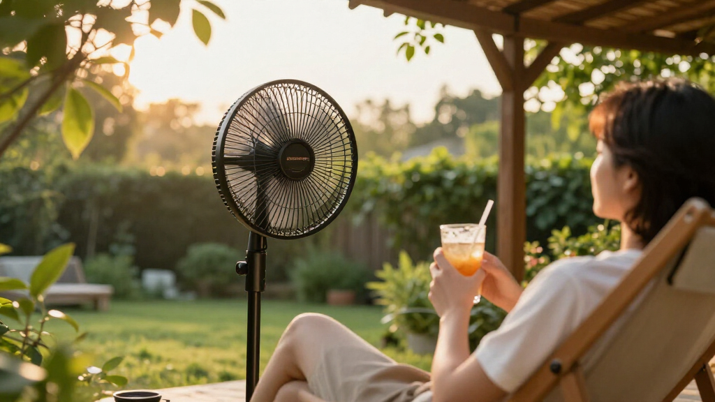 8 Best Solar-Powered Outdoor Fans in 2026