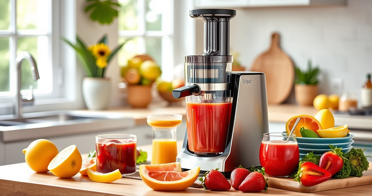 Host Effortlessly with the Ninja NeverClog Cold Press Juicer this Summer