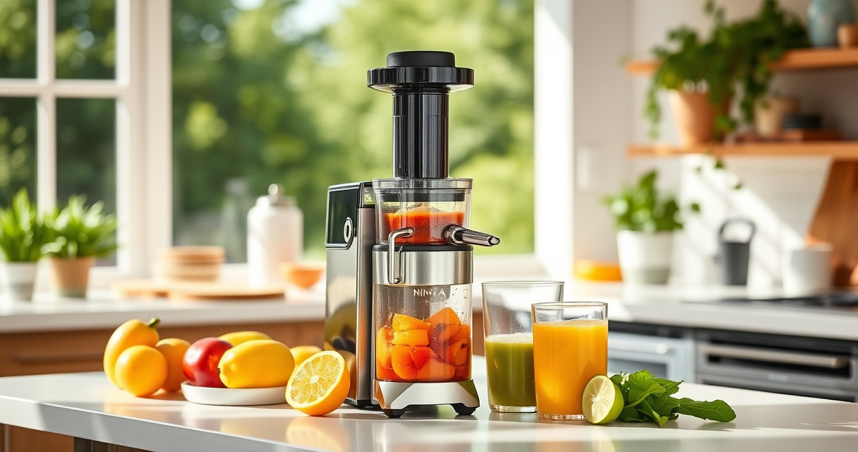 Summer Juicing Made Simple with Ninja NeverClog Cold Press Juicer Accessories
