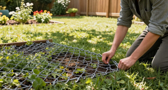 This Easy DIY Trick Solves 4 Common Lawn Problems At Once – All It Takes Is A Piece Of Old Chain-Link Fencing