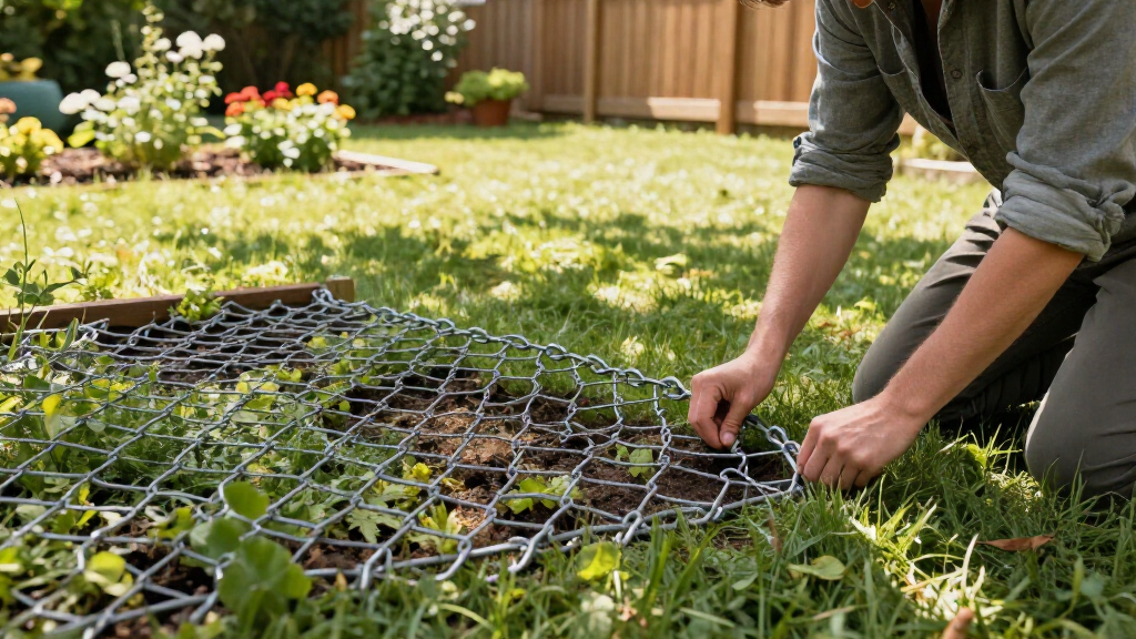 This Easy DIY Trick Solves 4 Common Lawn Problems At Once – All It Takes Is A Piece Of Old Chain-Link Fencing